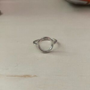 circle silver ring